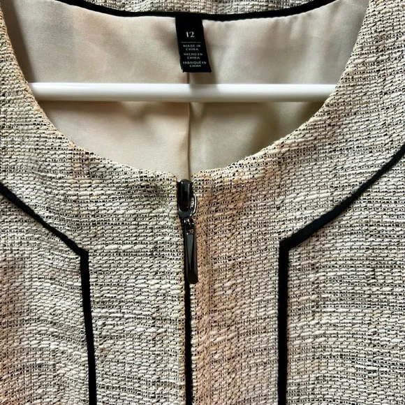White House Black Market tweed wool blazer - Picture 4 of 4